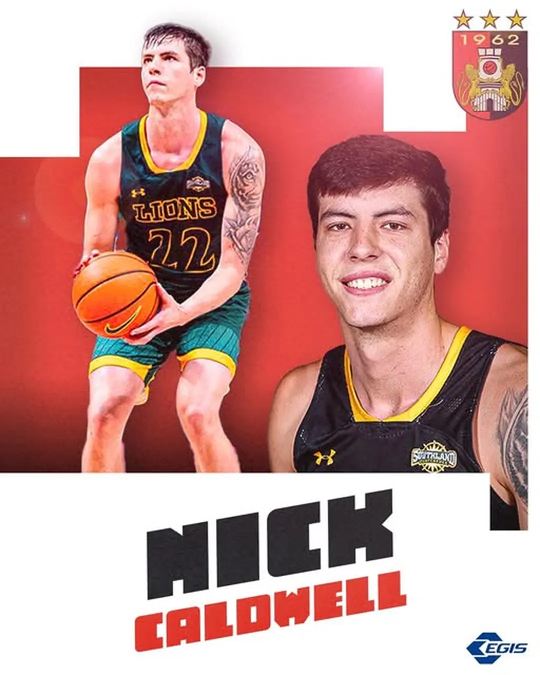 Az Egis Körmend 2024. június 25. dátumú Facebook-bejegyzésének képe: Nick Caldwell csapatunk első légiósa